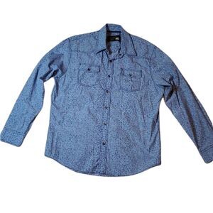 DUKE'S BARK American Sportswear Floral Snap Button Long Sleeve